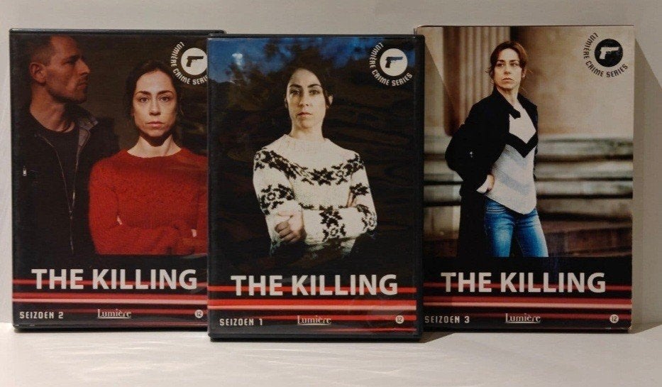 The Killing Seizoen 1, 2 en 3 - Complete Serie DVD Boxset, Engels, Nederlands, Ophalen of Verzenden, Zo goed als nieuw