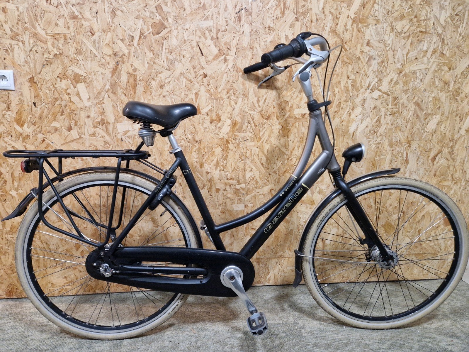 Gazelle 66degrees Damesfiets Frame 57cm,  3 versn, Handremm, Gebruikt, Gazelle, Versnellingen, Info@gazelle.nl