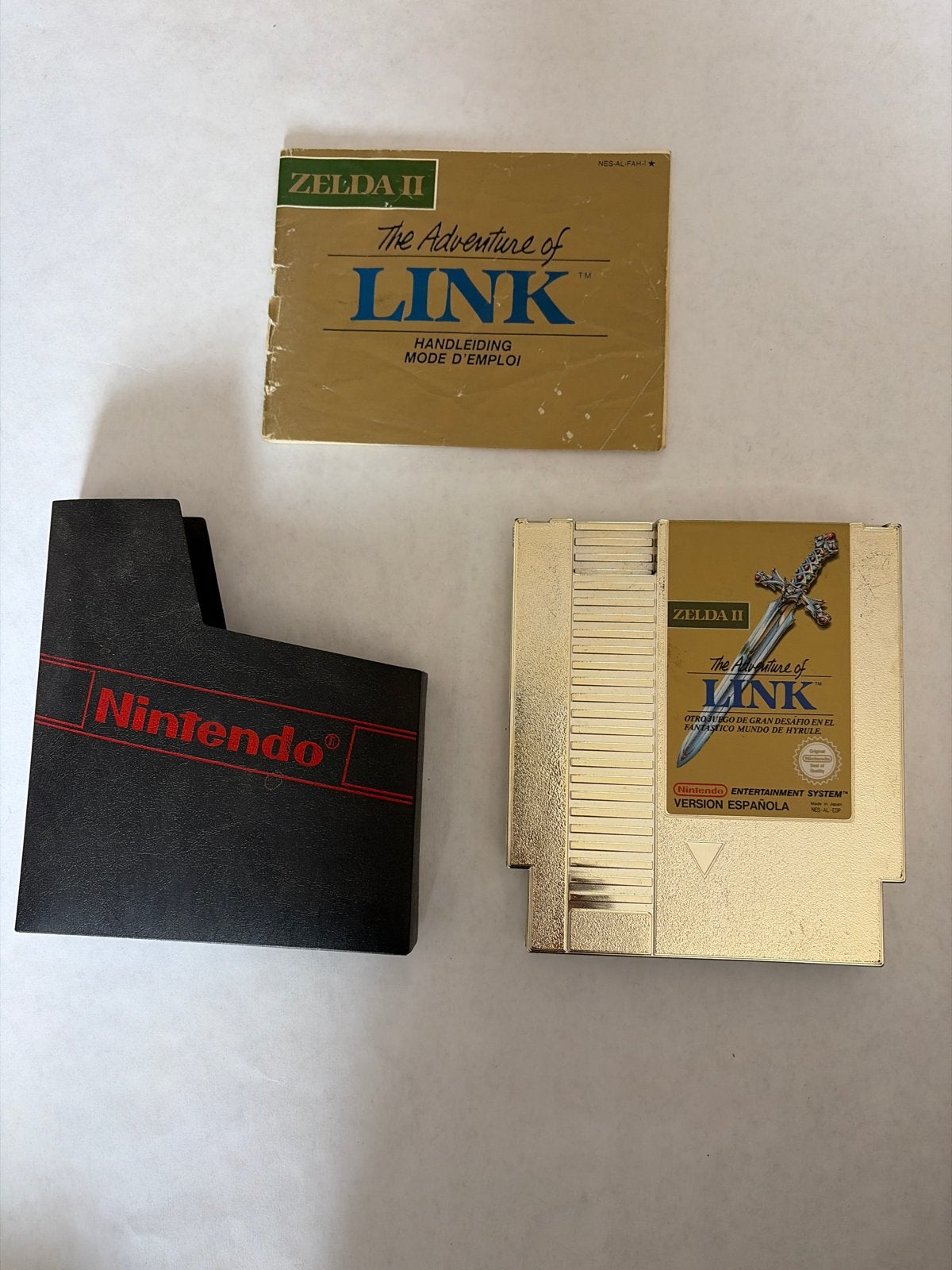 Zelda II: The Adventure of Link (NES) met handleiding, Gebruikt, 1 speler, Ophalen of Verzenden, Role Playing Game (Rpg)