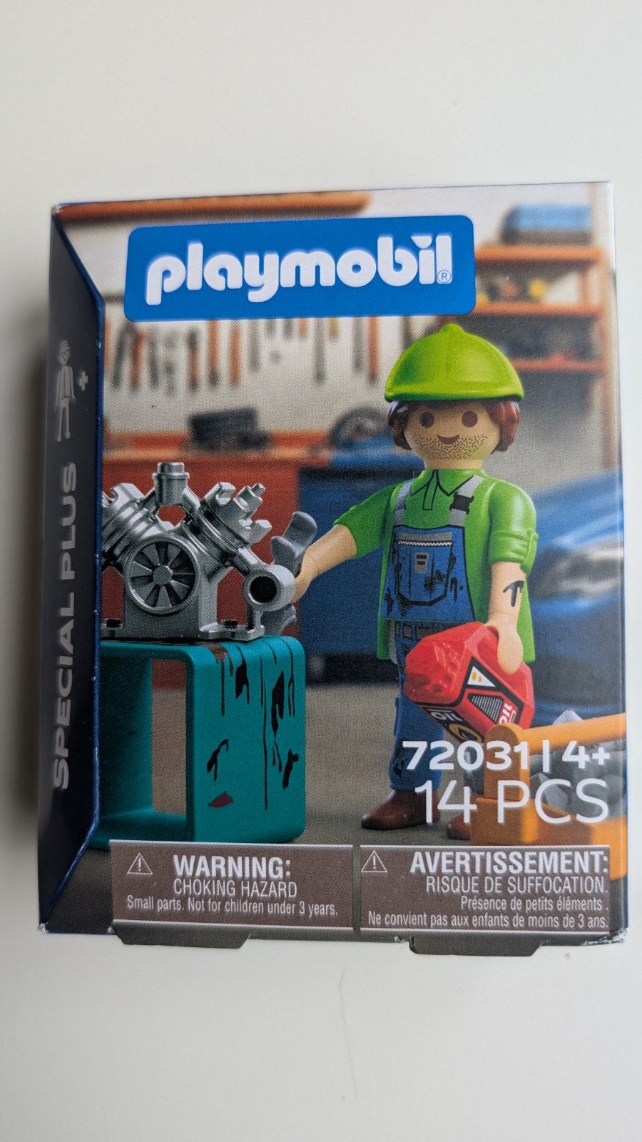 Playmobil Special Plus Auto werkplaats, 72031, Ophalen of Verzenden, Nieuw, Complete set, Figuren