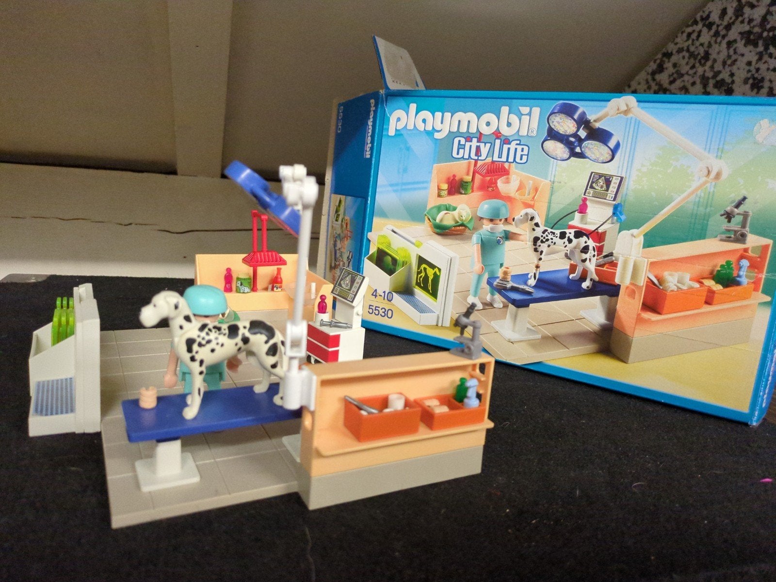 Playmobil 5530 Dierenkliniek met Dalmatiër, Complete set, Overige typen, Ophalen of Verzenden, Zo goed als nieuw