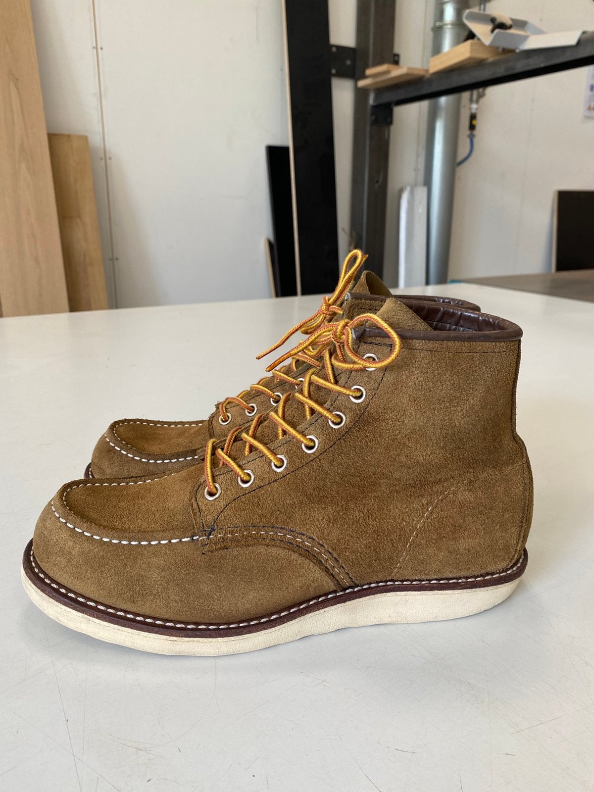 Red Wing 8881 moc toe Olive Mohave US8,5D/EU41,5, Overige kleuren, Boots, Ophalen of Verzenden, Gedragen