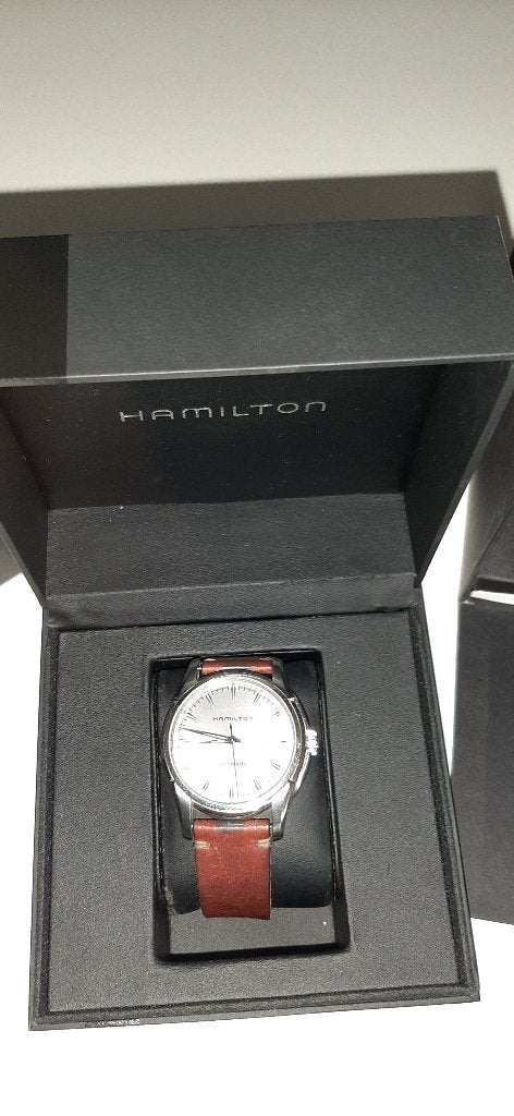 Hamilton Jazzmaster, Overige merken, Leer, Staal, Polshorloge