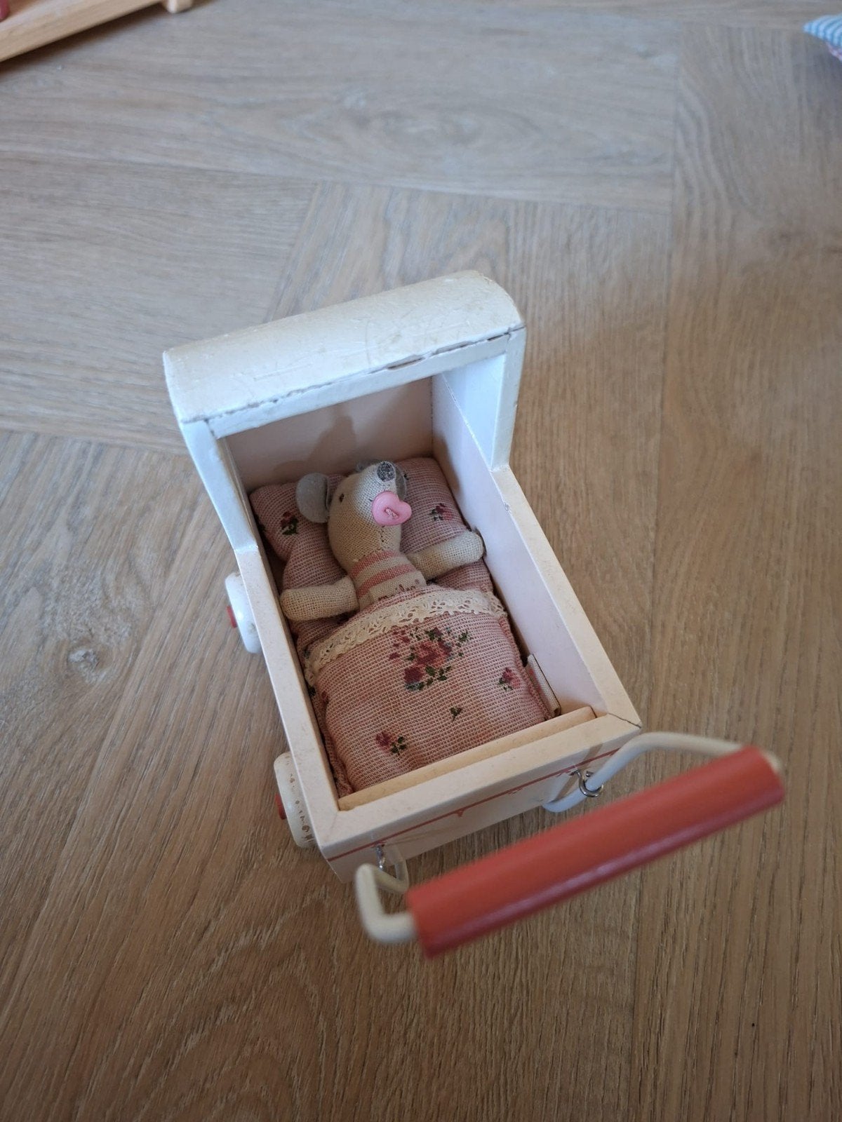 Maileg muisje in kinderwagen, Ophalen, Gebruikt, Overige typen
