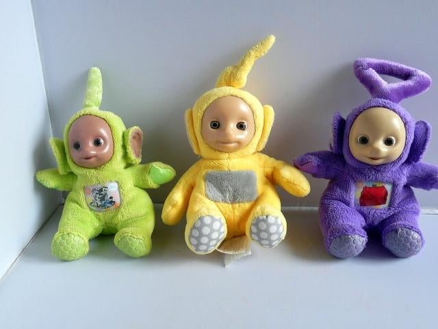 Teletubbies # 3 stuks  ca. 17 cm, Ophalen of Verzenden, Zo goed als nieuw, Overige typen
