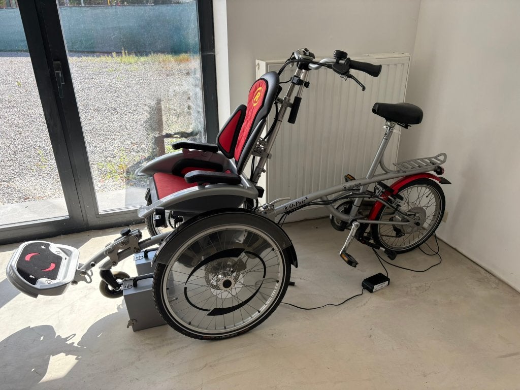 O Pair rolstoelfiets Heinzmann deelbaar frame + 4 BATTERIJ!!, 20 inch of meer, Gebruikt, Versnellingen, Deels opvouwbaar