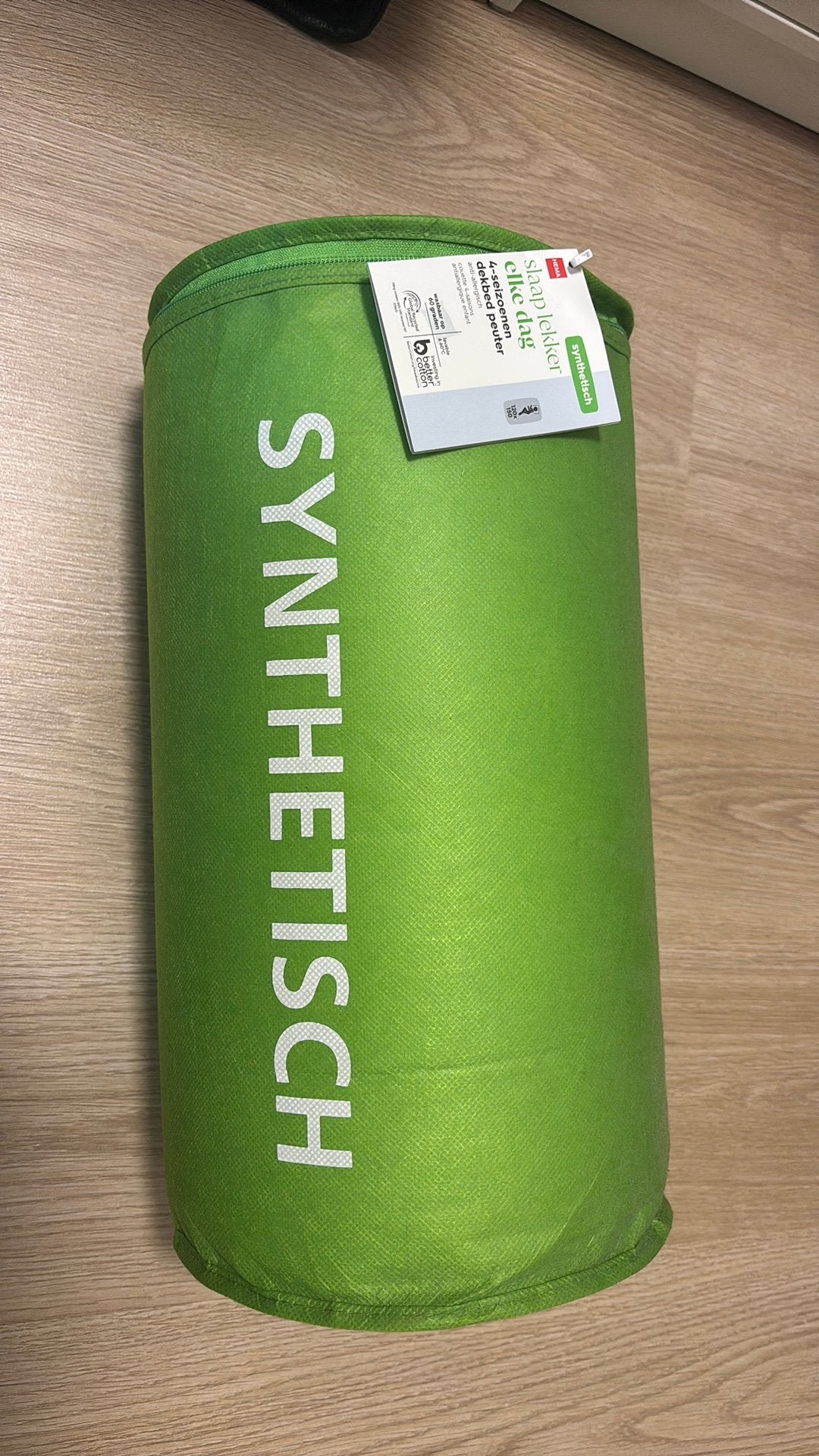 peuterdekbed 120x150 synthetisch 4-seizoenen, Ophalen, Jongetje of Meisje, Wit, Nieuw