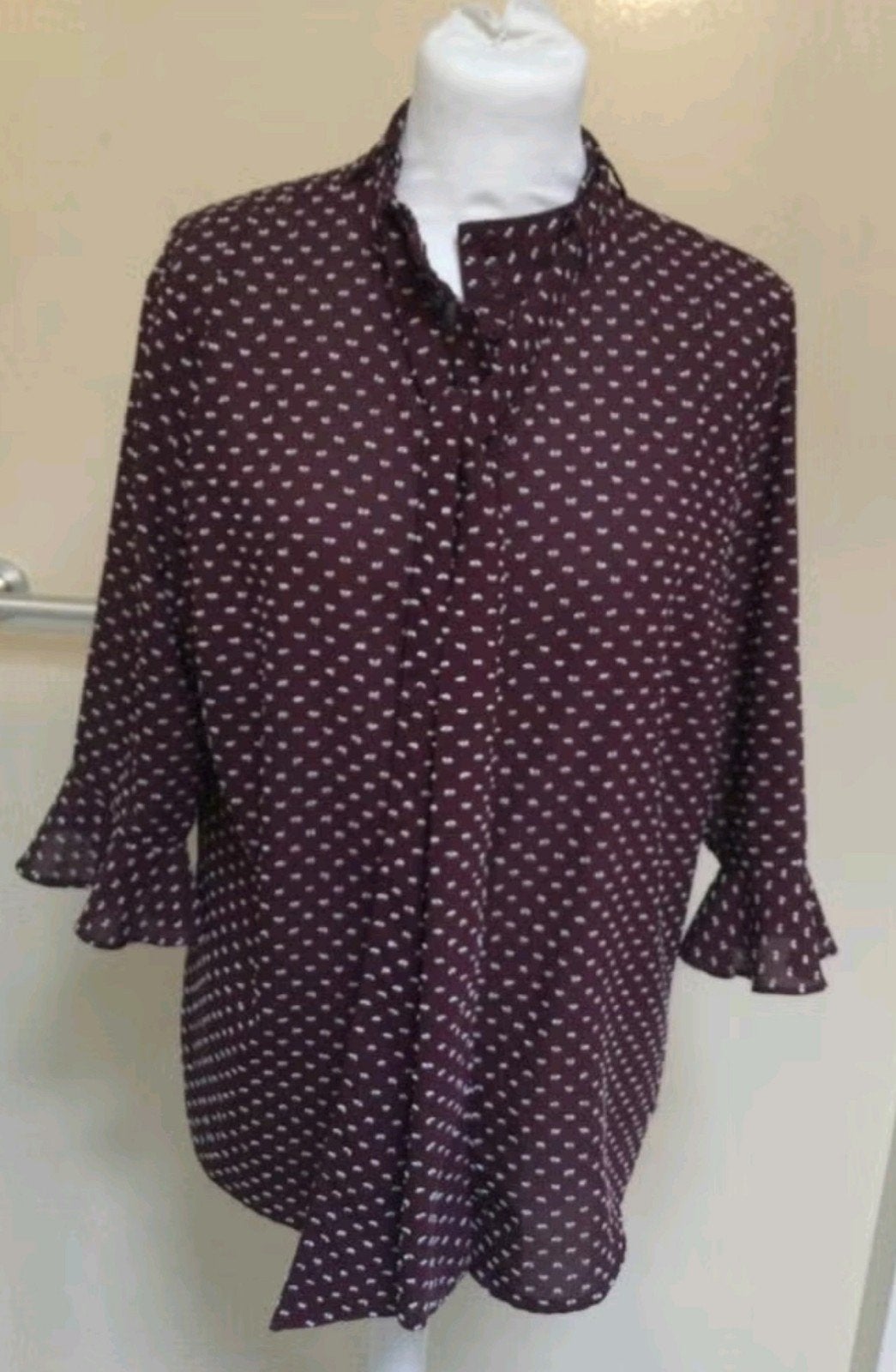 Prachtige bordeauxrode blouse van Street One maat L, Street One, Verzenden, Zo goed als nieuw