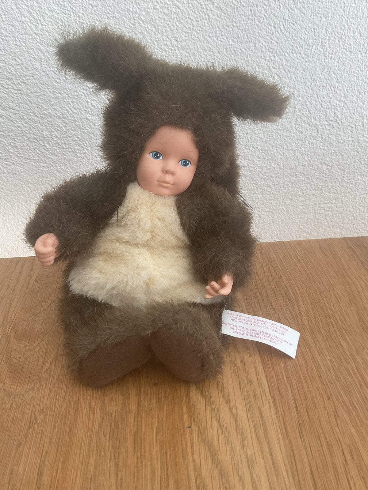 Anne Geddes Eekhoorn Pop - Vintage Collectible, Ophalen of Verzenden, Zo goed als nieuw, Babypop