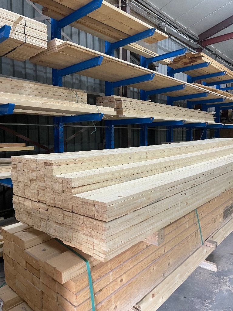 Vuren balken, Ophalen, 25 tot 50 mm, Nieuw, 300 cm of meer