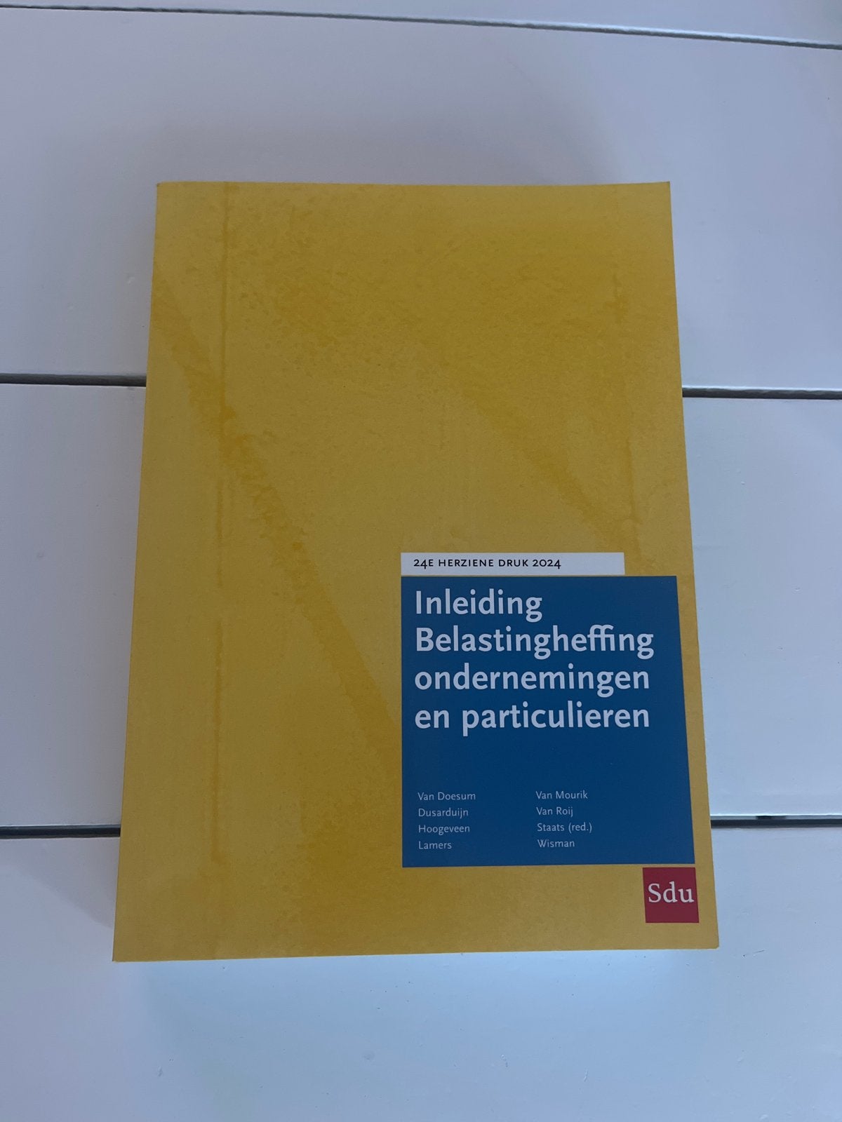 Inleiding Belastingheffing Ondernemingen en Particulieren, Ophalen of Verzenden, Gamma, Zo goed als nieuw, WO