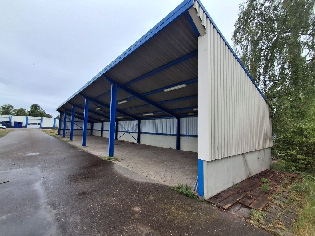 Gebruikte kapschuur / overkapping 30 x 6 m| Staalconstructie, Ophalen of Verzenden, Gebruikt