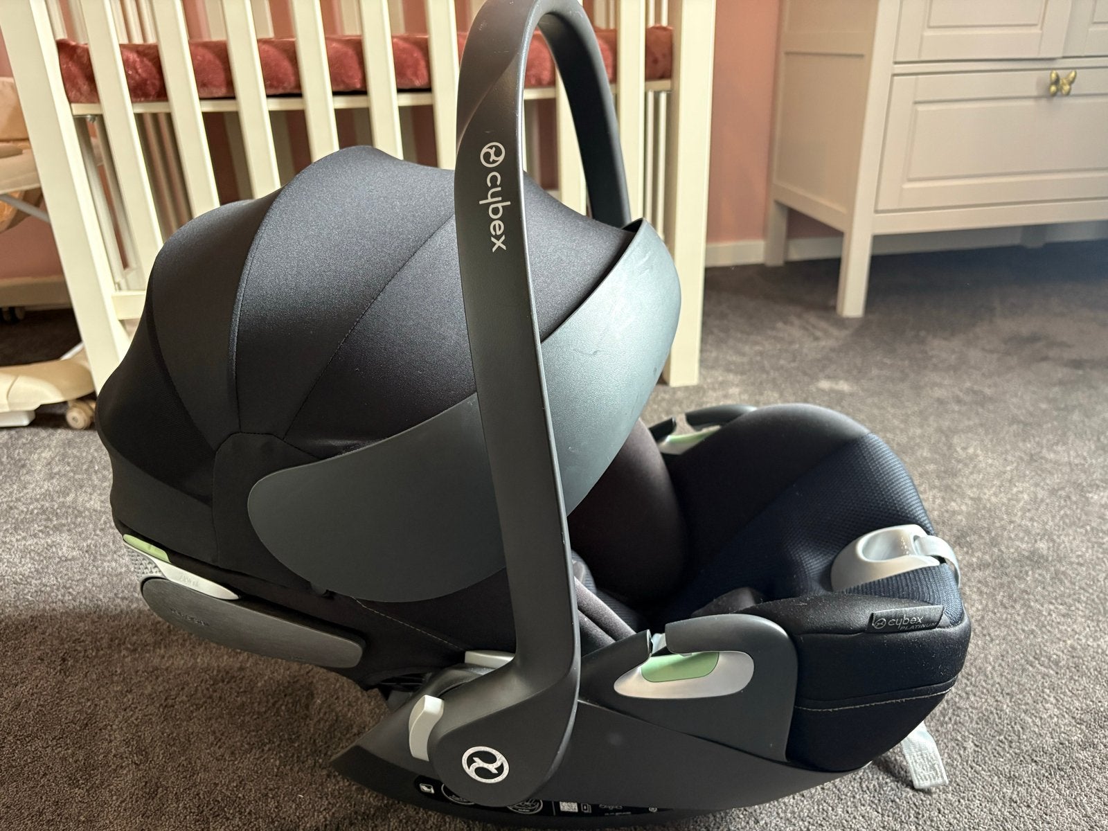 Cybex Cloud T autostoel + Cybex Base T, Verstelbare rugleuning, Nieuw, Isofix, 0 t/m 13 kg
