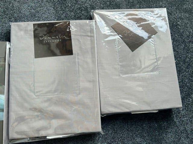 Dommelin 100% Percal Katoen 400TC   100/210, Huis en Inrichting, Slaapkamer | Beddengoed, Eenpersoons, Dekbedovertrek, Ophalen of Verzenden