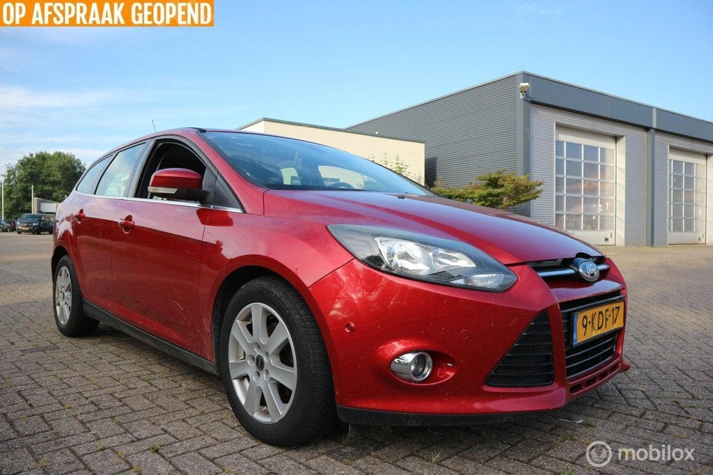 Ford Focus Wagon 1.6 TDCI ECOnetic Titanium AIRCO-ECC/2X-PDC, Auto's, Euro 5, Gebruikt, 4 cilinders, Electronic Stability Program (ESP)