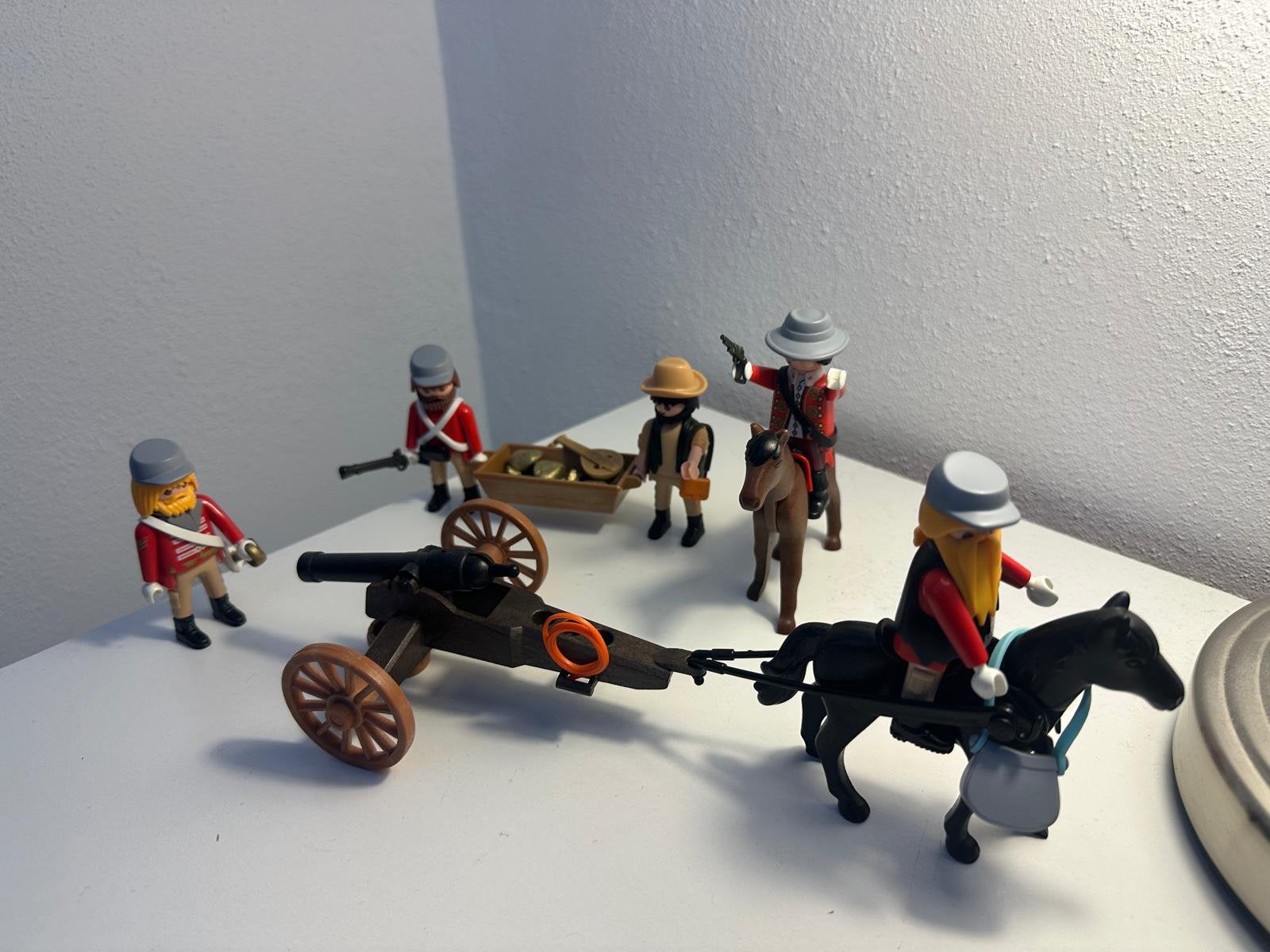 Playmobil custom zuidelijke soldaten met kanon CC, Ophalen of Verzenden, Zo goed als nieuw