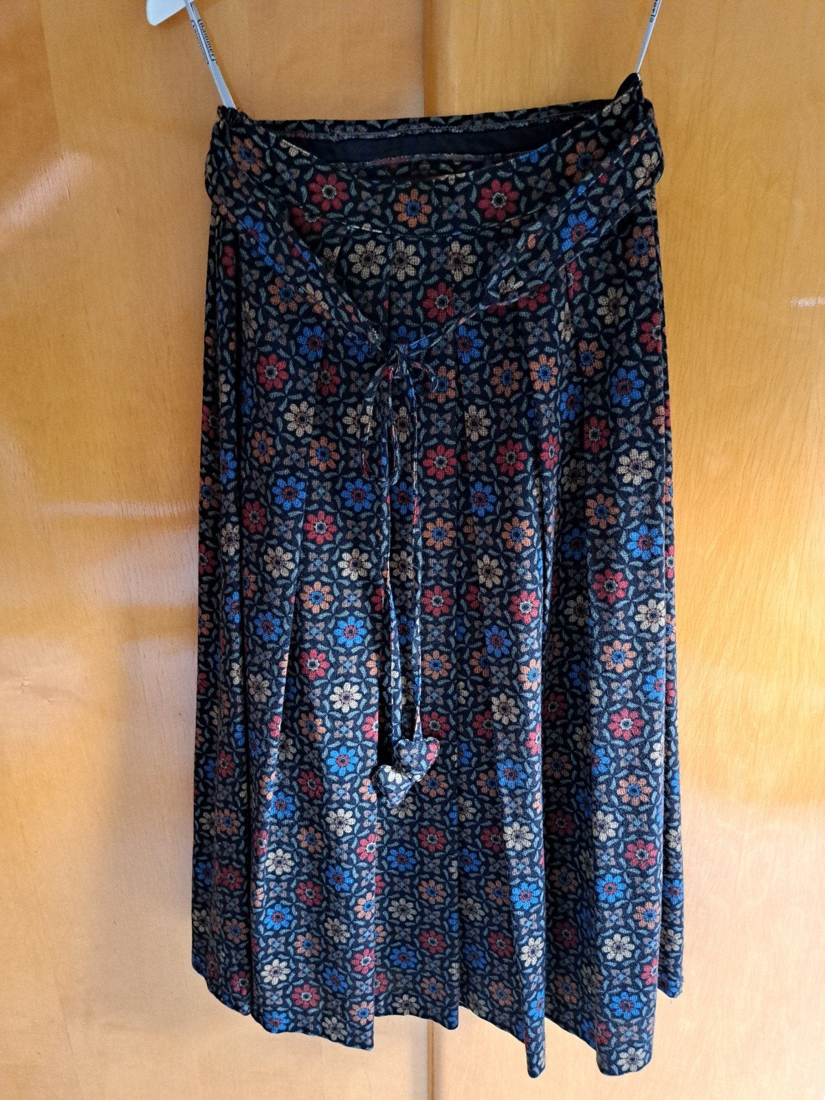 Prachtige Vintage Wollen Maxi/Midi Rok van Hammer – Maat 38, Maat 38/40 (M), Blauw, Ophalen of Verzenden, Zo goed als nieuw