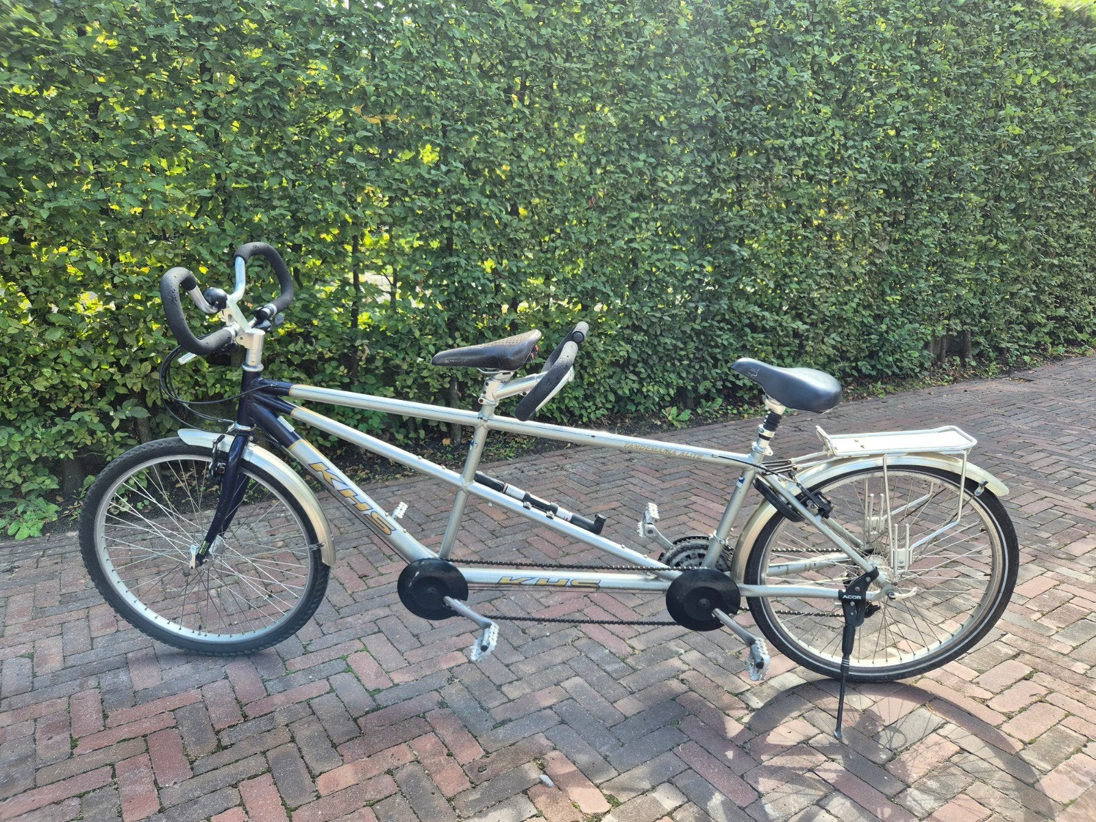 Tandemania tandemfiets, Fietsen en Brommers, Minder dan 10 versnellingen, Tandemania, Velgrem, Zo goed als nieuw