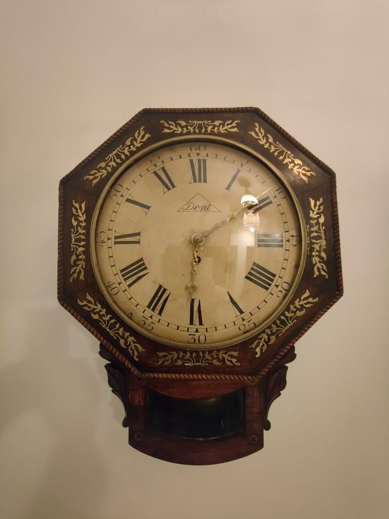 Antieke snekklok ' Dent london ' 1830, Antiek en Kunst, Antiek | Klokken, Ophalen