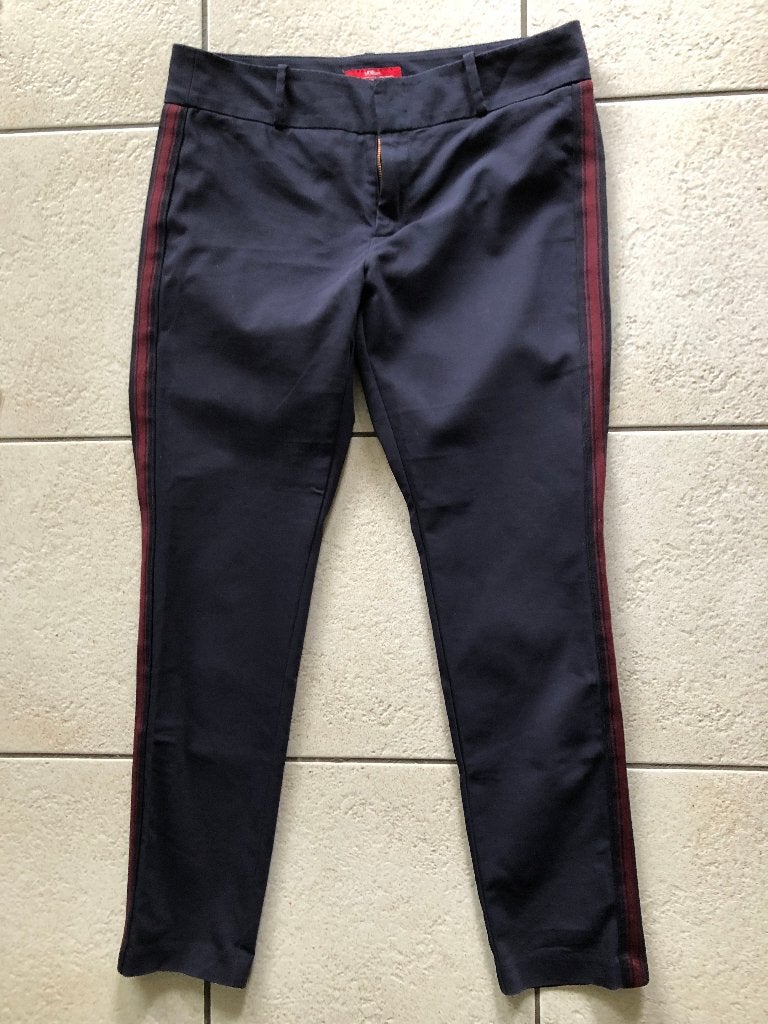 Mooie comfortabele donkerblauwe broek s.Oliver maat 40, Maat 38/40 (M), Blauw, Ophalen of Verzenden, Zo goed als nieuw
