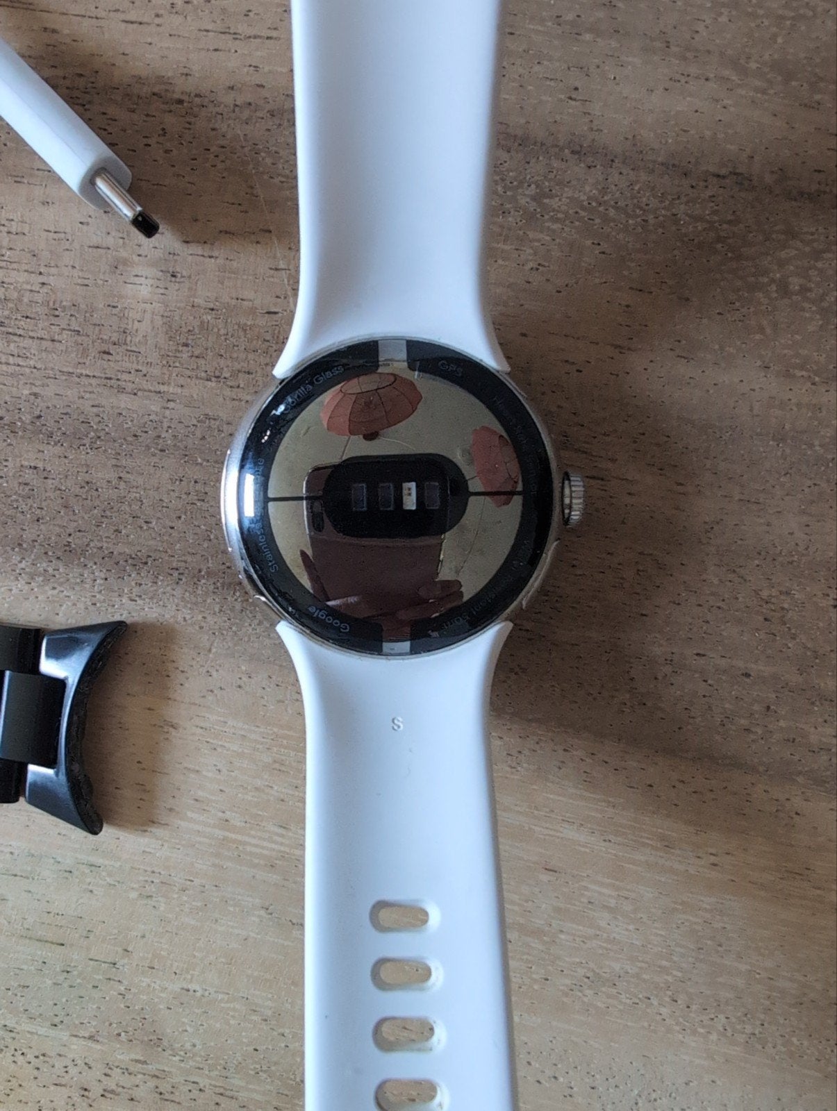 Google Pixel Watch - Zo goed als nieuw, Google, Wit, Ophalen of Verzenden, Zo goed als nieuw