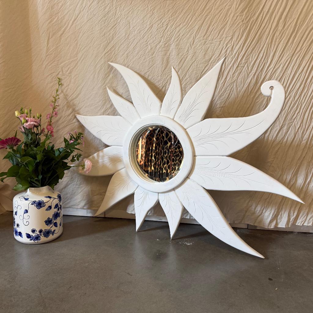 Zon lijst met Spiegel (facet) - 110 cm - Nieuw bij TTM Wonen, TTM Wonen, Meubels – (Perzische) Tapijten en Woonaccessoires, Nieuw