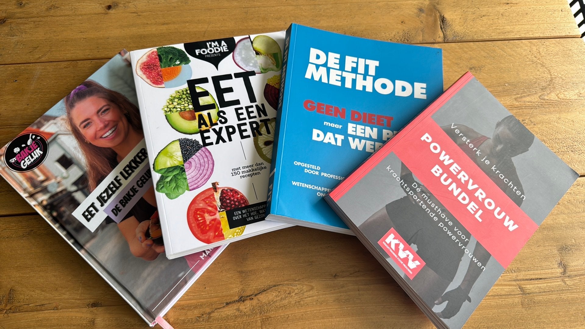 Boeken over gezonde voeding en krachttraining (4 stuks), Ophalen of Verzenden, Zo goed als nieuw, Dieet en Voeding