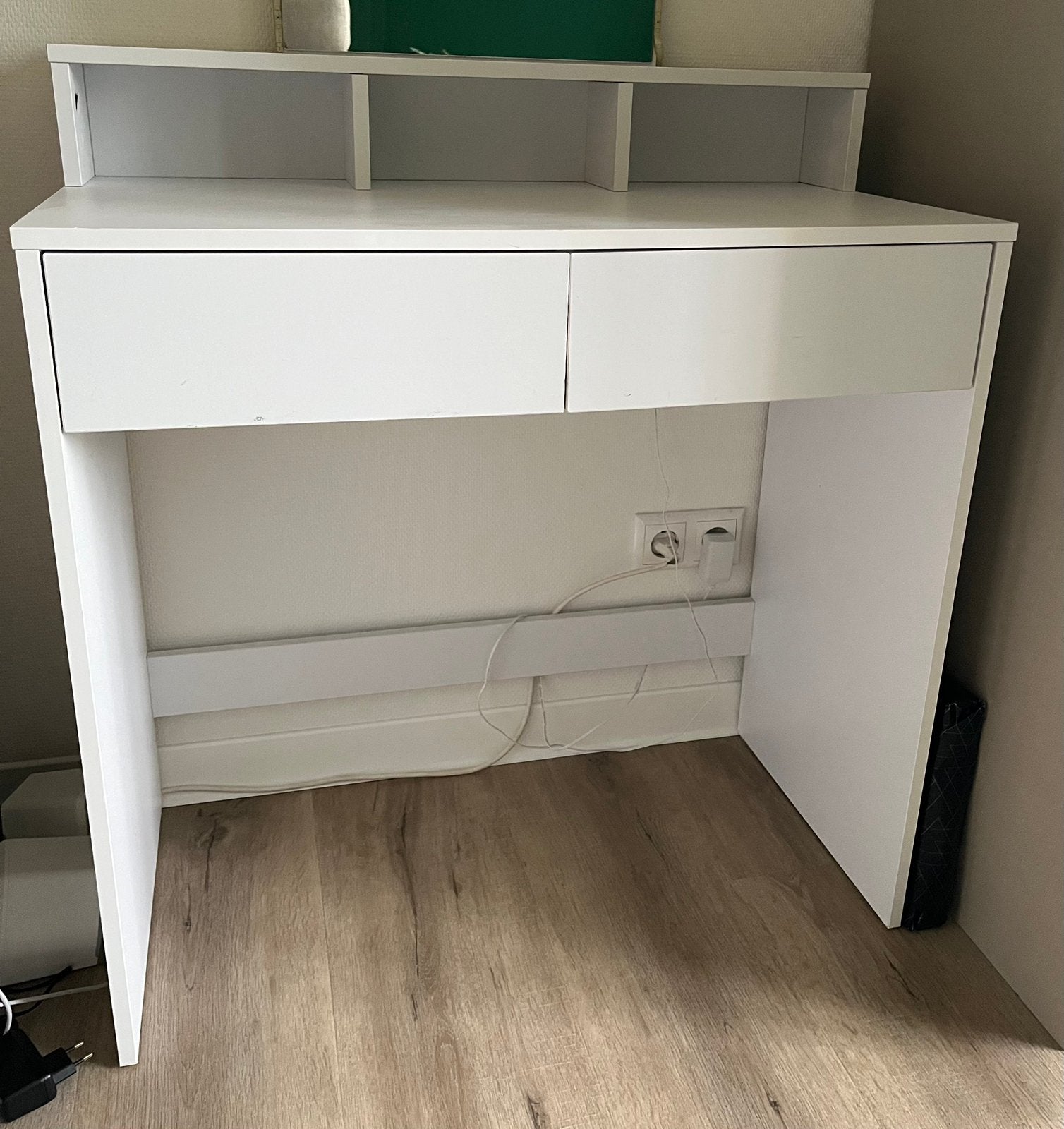 Leuke kaptafel wit, Huis en Inrichting, Tafels | Kaptafels, Ophalen, Gebruikt, 50 tot 100 cm, Minder dan 100 cm