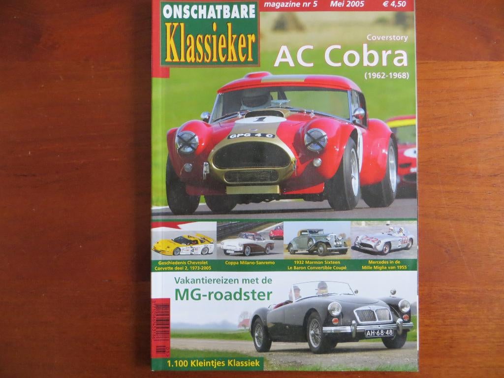 Onschatbare Klassieker 5 2005 AC Cobra, gesch. Corvette, Ophalen of Verzenden, Nieuw, Chevrolet