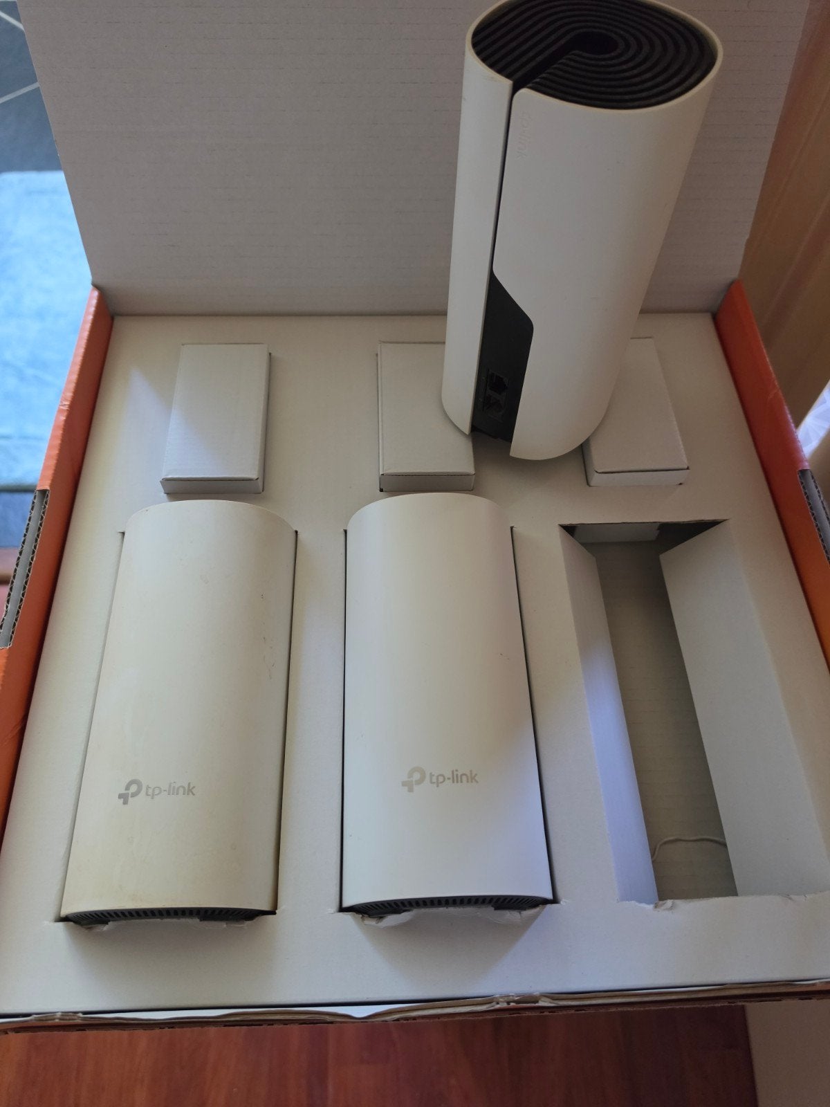 TP-Link Deco M4 WiFi Systeem (3-pack), 1 unit werkt nu niet, Ophalen of Verzenden, Gebruikt, Router, TP-Link