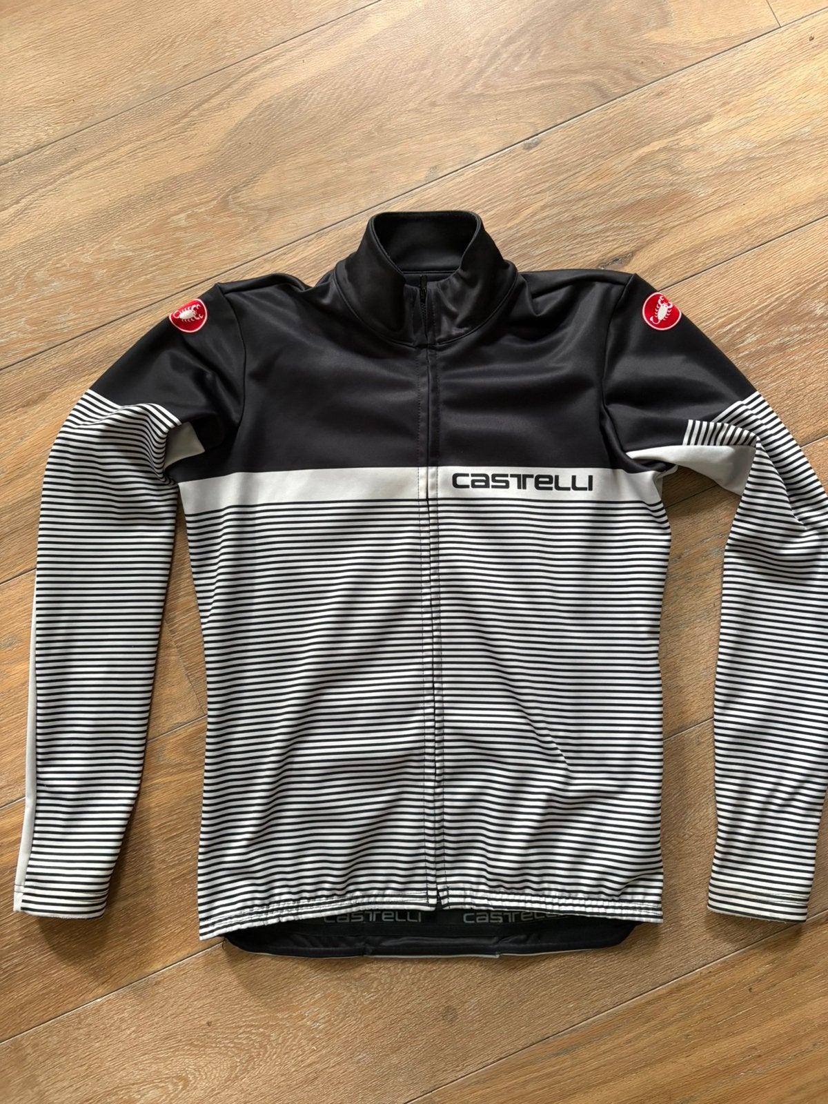 Castelli longsleeve-lange mouwen maat L, Maat 52/54 (L), Zwart, Ophalen of Verzenden, Zo goed als nieuw