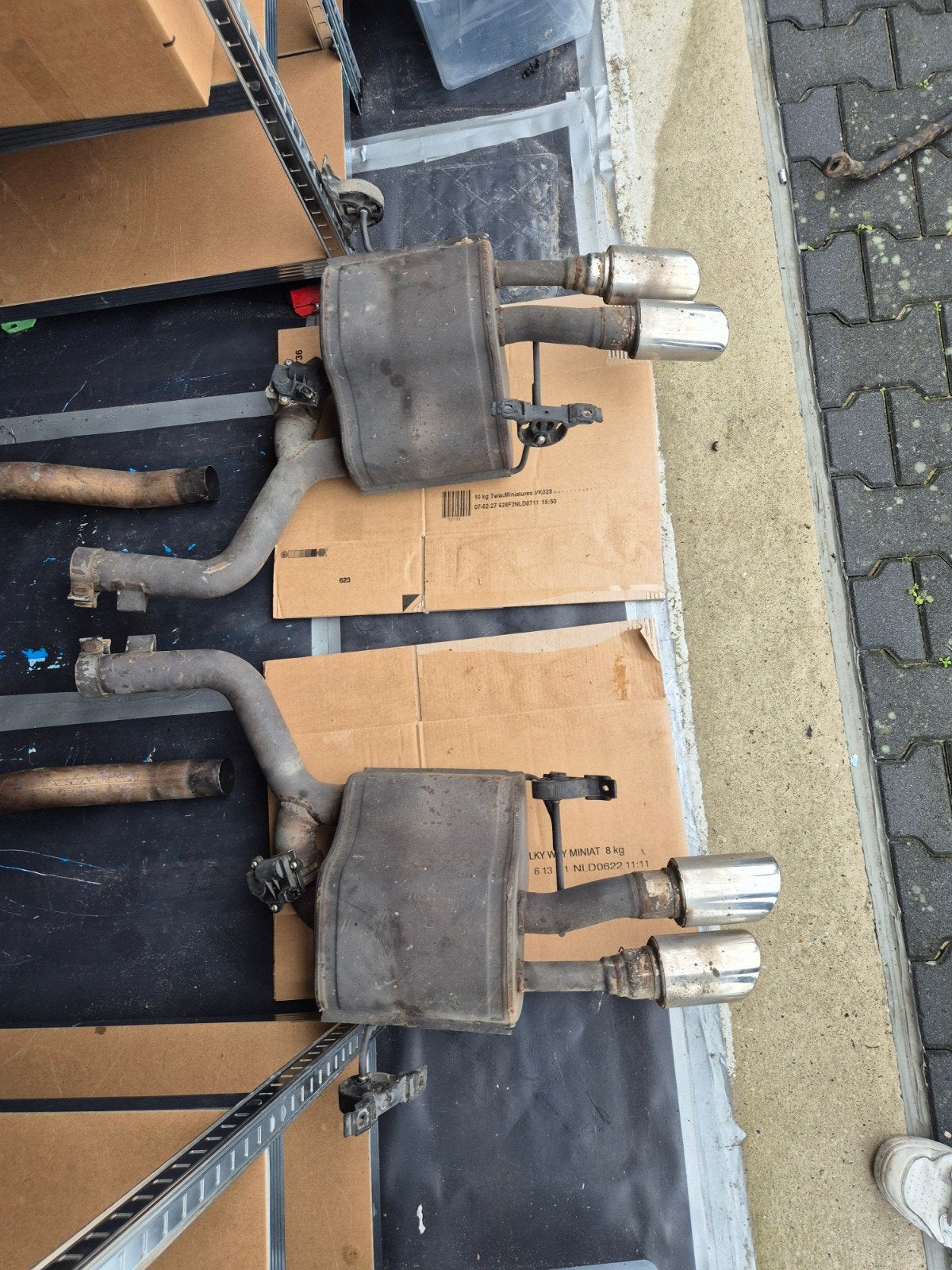 Uitlaatdempers met klep Maserati Quattroporte V M139 03-12, Maserati, -, -, Ophalen of Verzenden