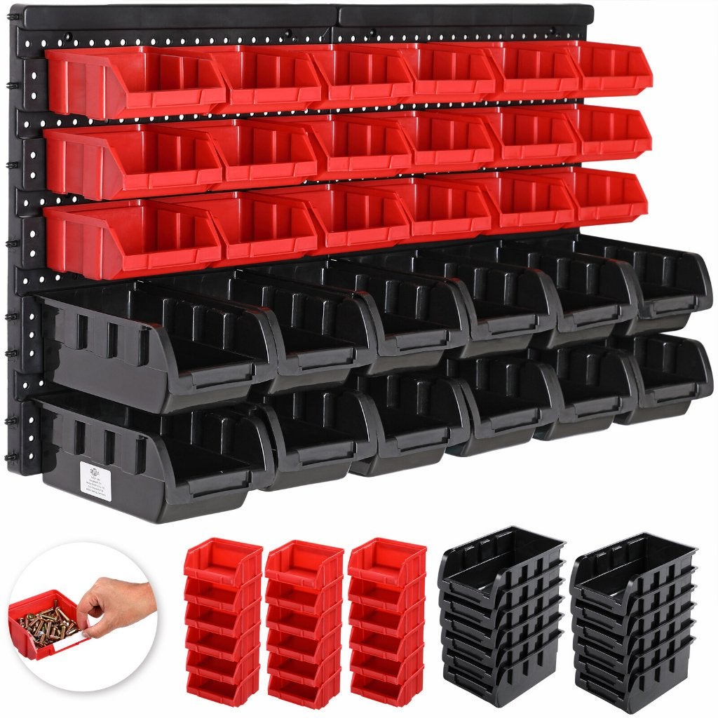 Gereedschapswand + 30 stapelbakjes kunststof GRATIS BEZORGD!, Verzenden, Nieuw, Nvt, Nvt
