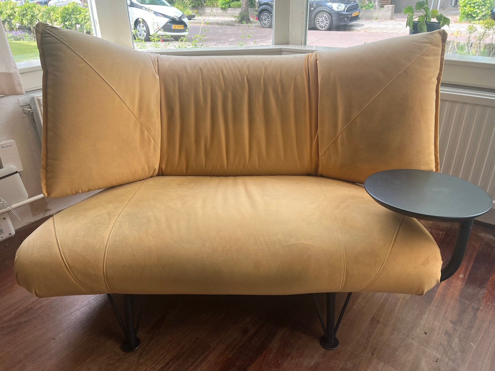 Leolux bankje, Huis en Inrichting, Banken | Sofa's en Chaises Longues, Gebruikt, 150 tot 200 cm, Tweepersoons, 75 tot 100 cm