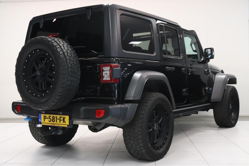 Jeep Wrangler Unlimited 4xe 380 Pk Rubicon | Trekhaak | Adap, Auto's, Jeep, Automaat, Stof, 4 cilinders, Plug-in hybride