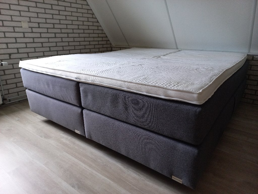 Luxe Norma Timeless elektrisch verstelbare boxspring 180x220, Ophalen, Verstelbaar, Tweepersoons, Zo goed als nieuw