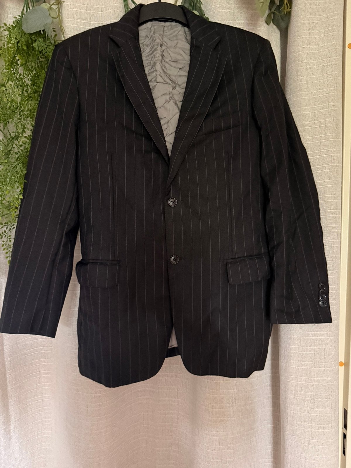 Suitsupply Krijtstreep Colbert / Blazer – Pure S110's Wol, Kleding | Heren, Ophalen of Verzenden, Zo goed als nieuw, Maat 46 (S) of kleiner
