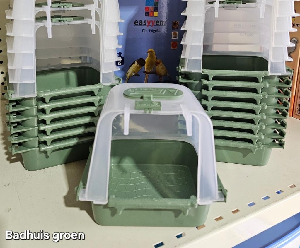 Badhuis "GROEN" ( met klem ) Moldes Ave, Dieren en Toebehoren, Ophalen, Nieuw, Kooi-accessoires
