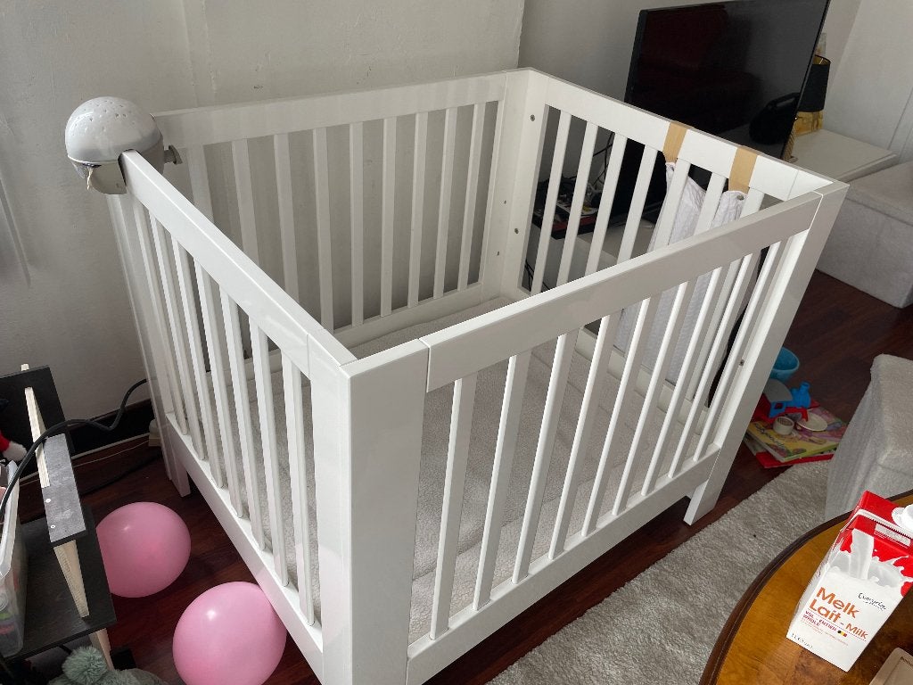 Grote hoogglans box, Ophalen, Gebruikt, Vierkant, Boxkleed