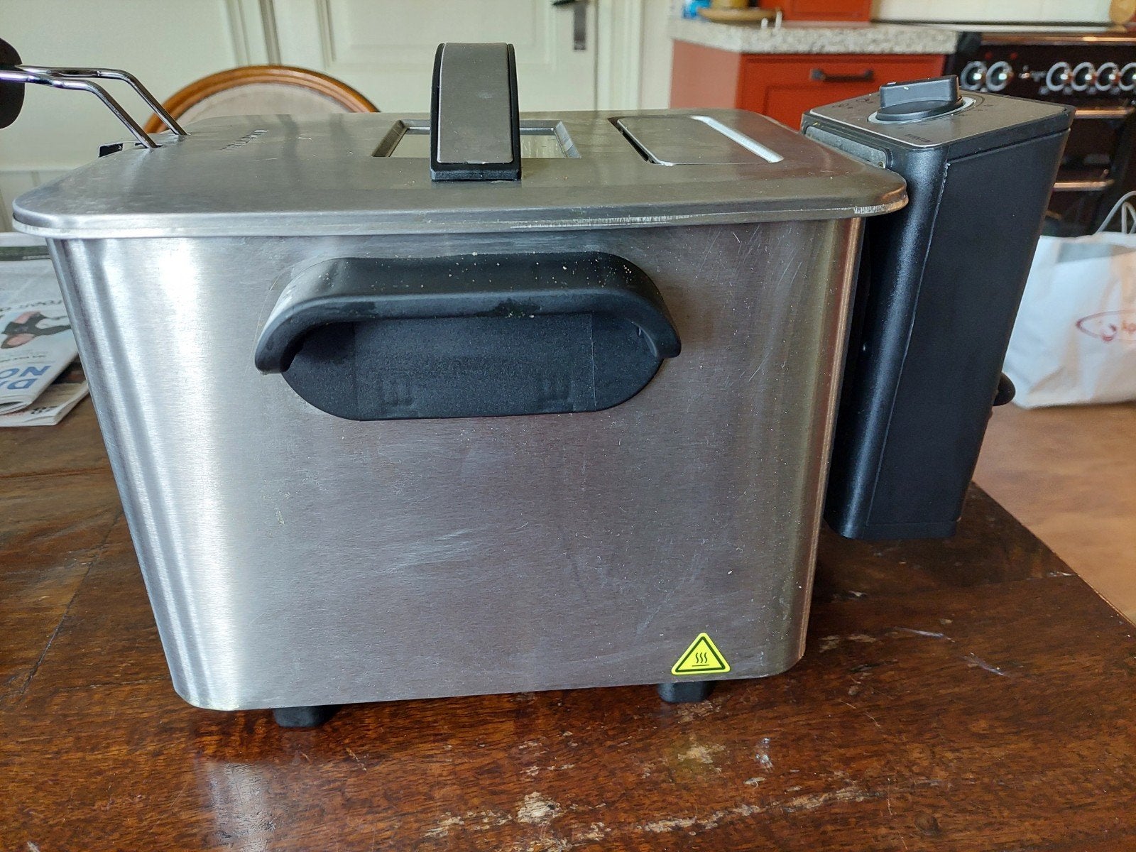 Inventum GF645F Koude Zone Friteuse - 4 Liter, 3 tot 4 liter, Ophalen, Zo goed als nieuw, Uitneembare binnenpan