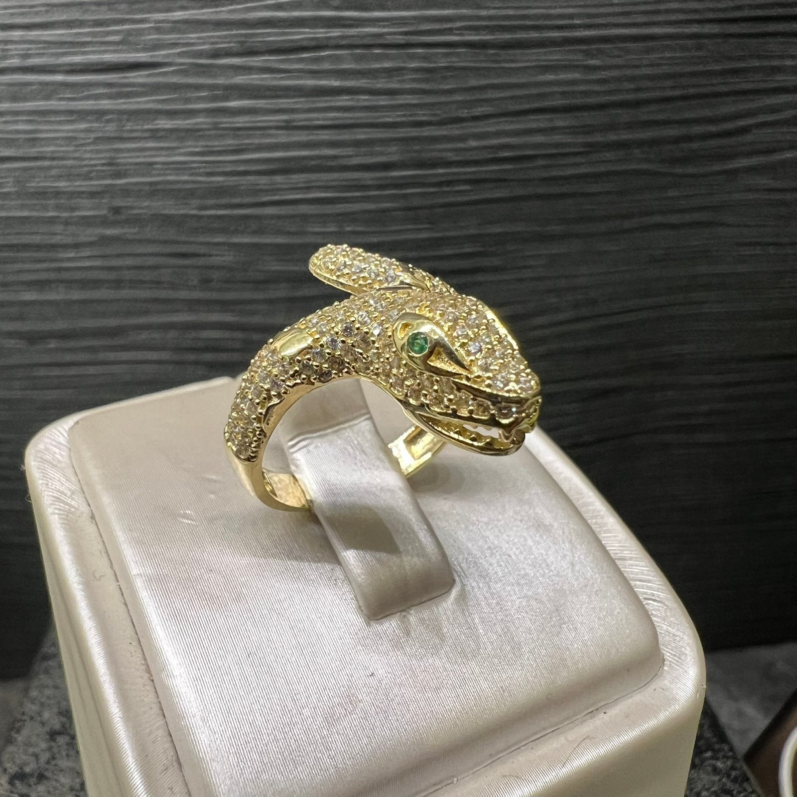 14 karaat gouden ring slang model, Sieraden, Tassen en Uiterlijk, Ophalen of Verzenden, Nieuw, Goud, Dame