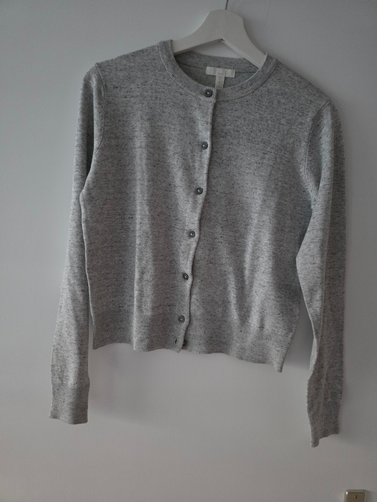 H&M Basics Grijs Vest Maat S, H&M Basics, Ophalen of Verzenden