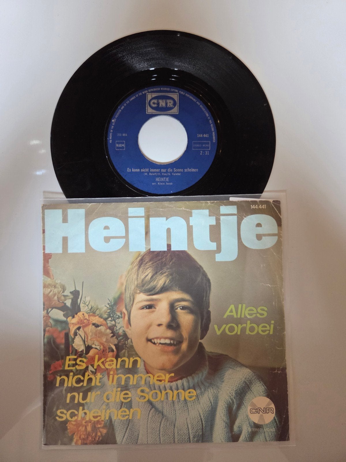 Heintje - Es kann nicht inmmer nu die Sonne scheinen, Cd's en Dvd's, Ophalen of Verzenden, Gebruikt, 7 inch, Pop