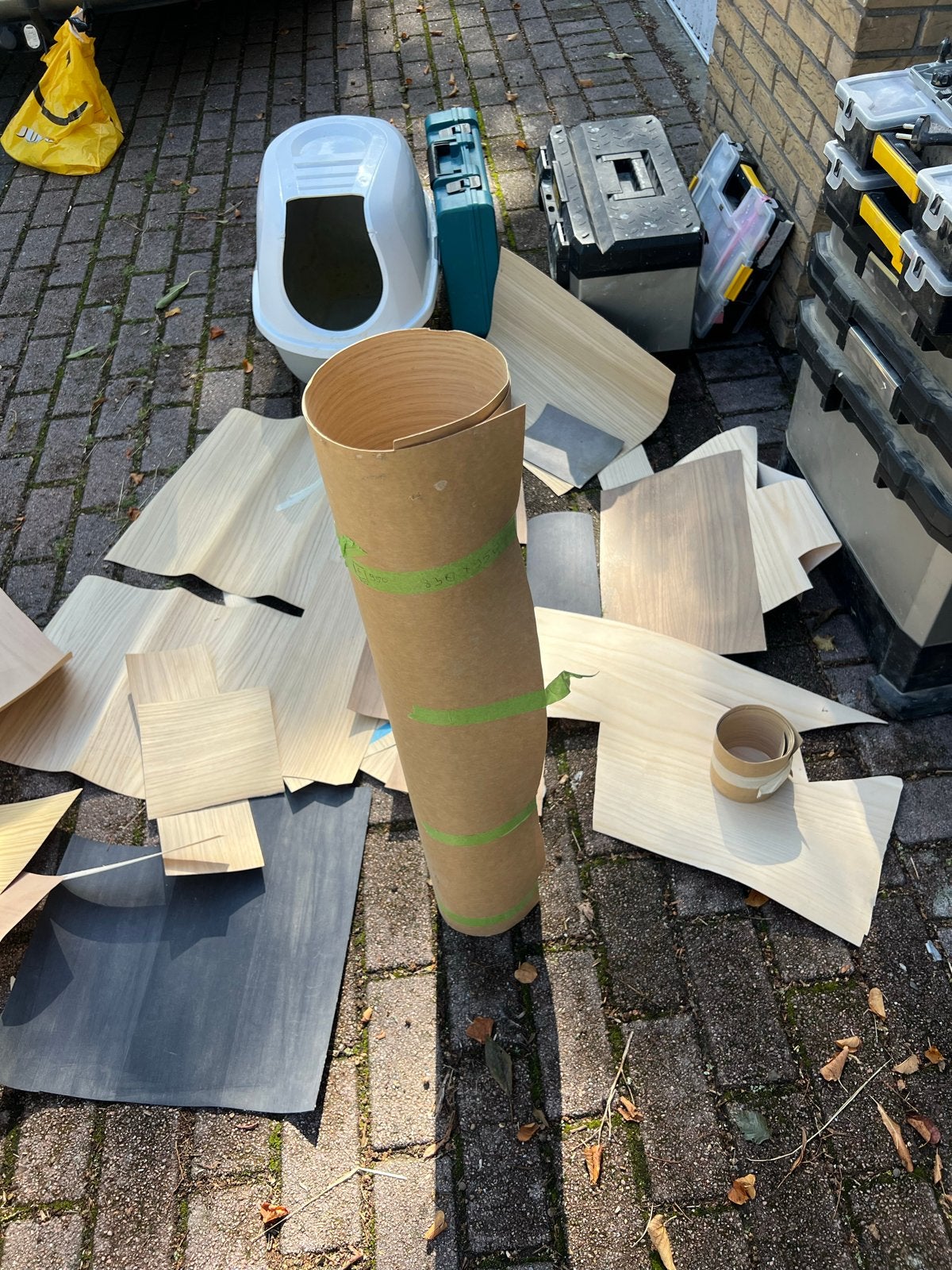 Diverse stukken fineerhout - Ideaal voor hobbyprojecten