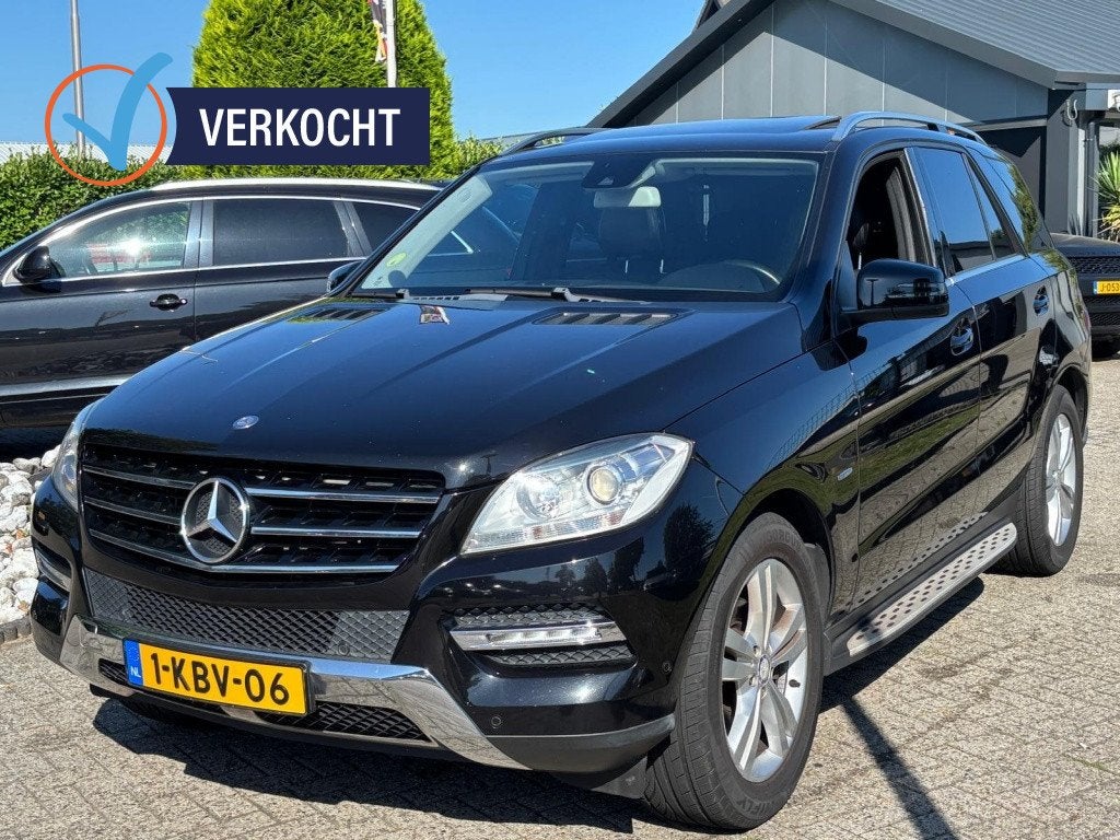 Mercedes-Benz M-Klasse 350 BlueTEC 2012 Zwart Trekhaak Schui, Auto's, Automaat, 15 km/l, Gebruikt, Euro 6
