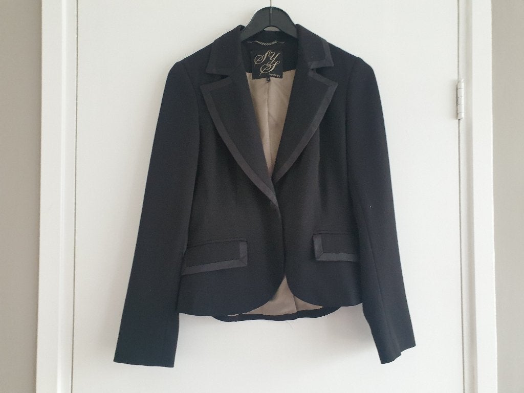 Sys by steps leuk zwart kort colbertje van steps maat 36, Kleding | Dames, Zwart, Ophalen of Verzenden, Zo goed als nieuw, Jasje