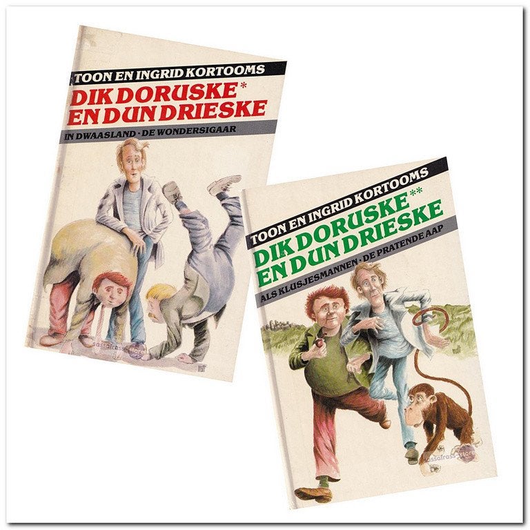 Toon en Ingrid Kortooms ~ 2x Dik Doruske en Dun Drieske, Fictie algemeen, Ophalen of Verzenden, Zo goed als nieuw, Toon en Ingrid Kortooms