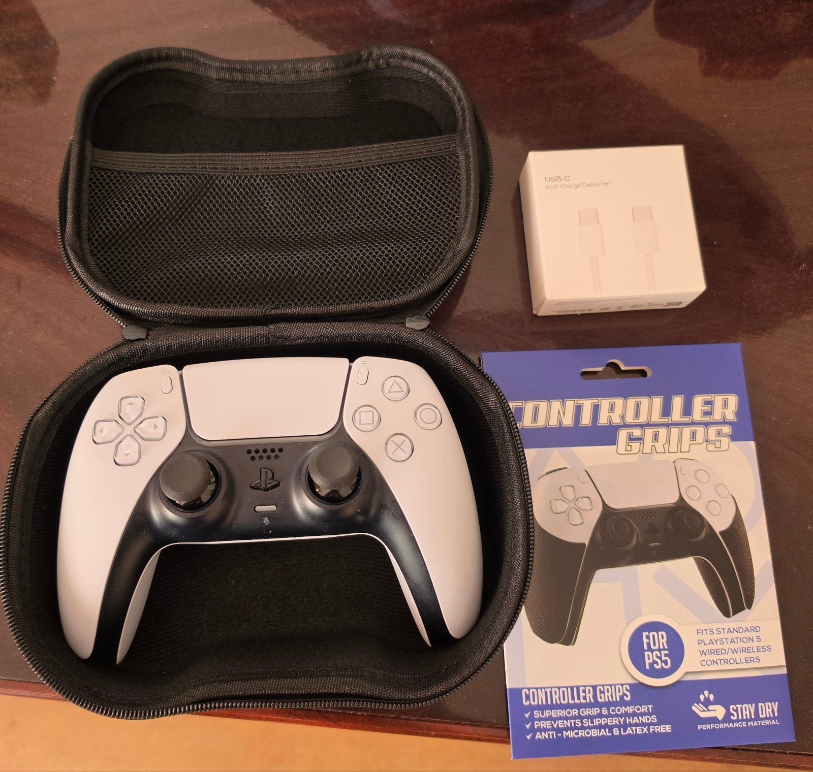 PS5 CONTROLLER MET GULIKIT TMR STICKS + FULL MOUSE CLICK, PlayStation 5, Nieuw, Ophalen of Verzenden, Controller