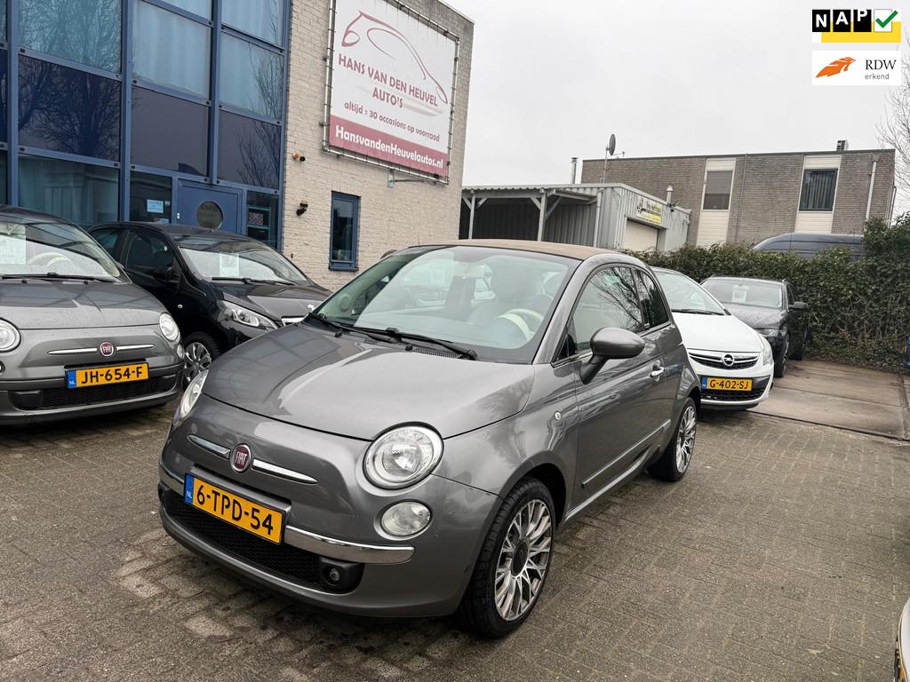 Fiat 500 C 0.9 TwinAir Lounge Cabrio, Airco, APK 04/27, 86 pk, Gebruikt, Cabriolet, Bedrijf