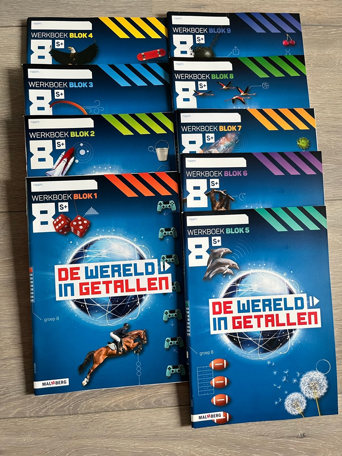De Wereld in Getallen Groep 8 S+ Werkboeken en Takenboeken, Ophalen of Verzenden, Gelezen, Overige niveaus, Overige vakken